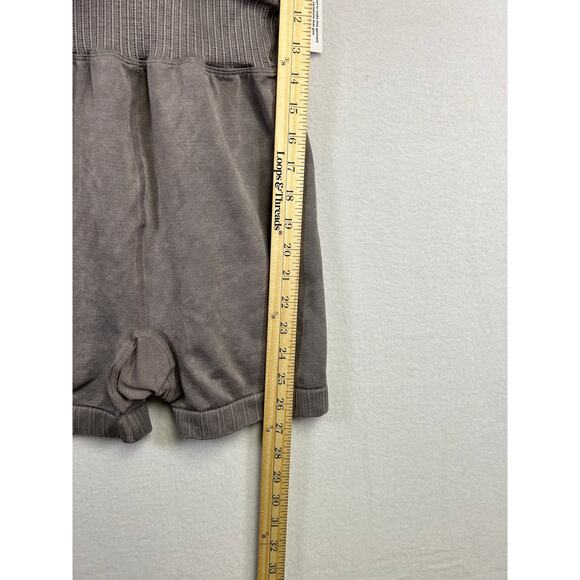 Aeropostale Gray Seamless Workout Bodysuit Medium Active Gym Athleisure - Picture 11 of 12